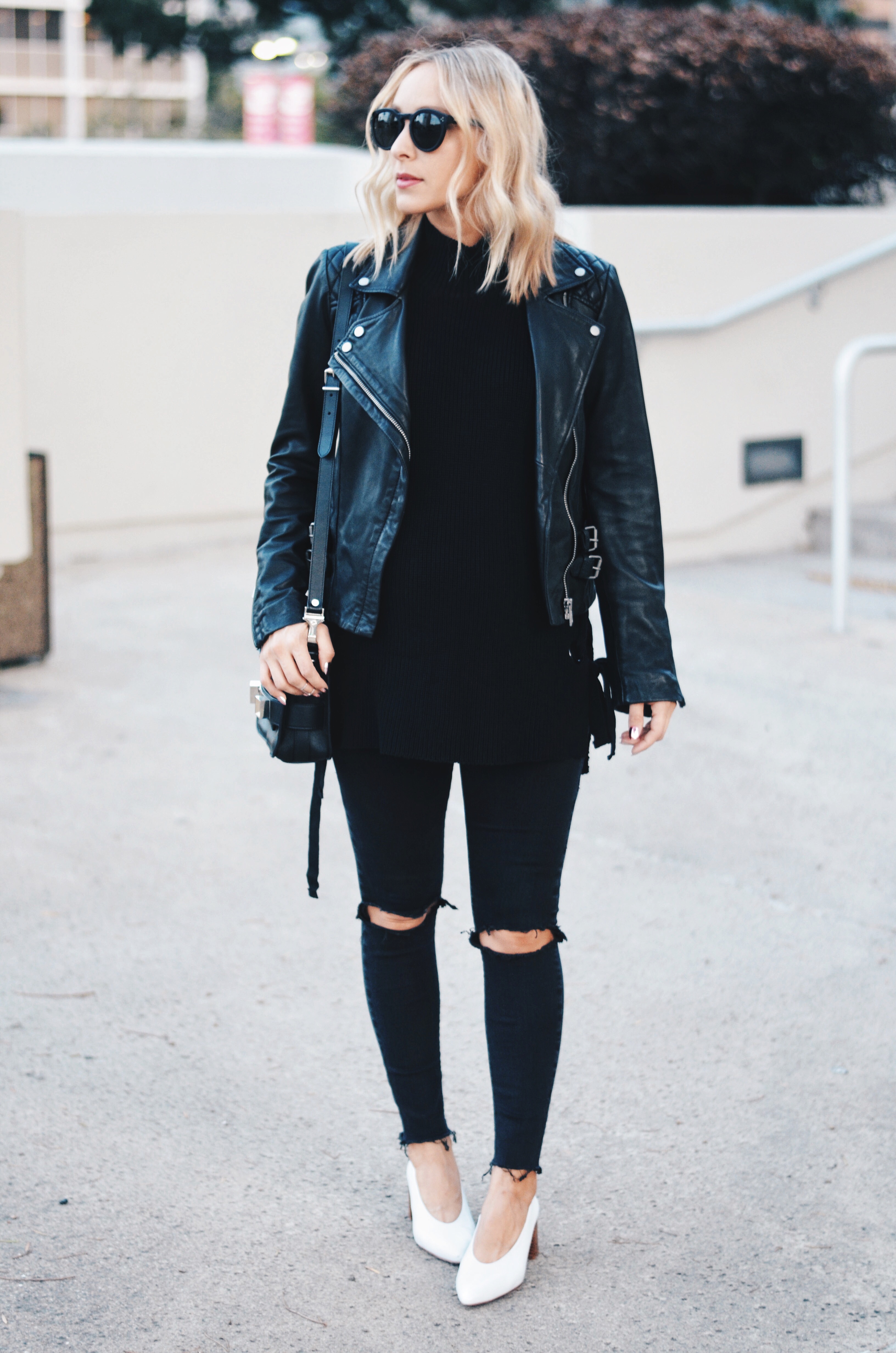 How to style a leather jacket for fall