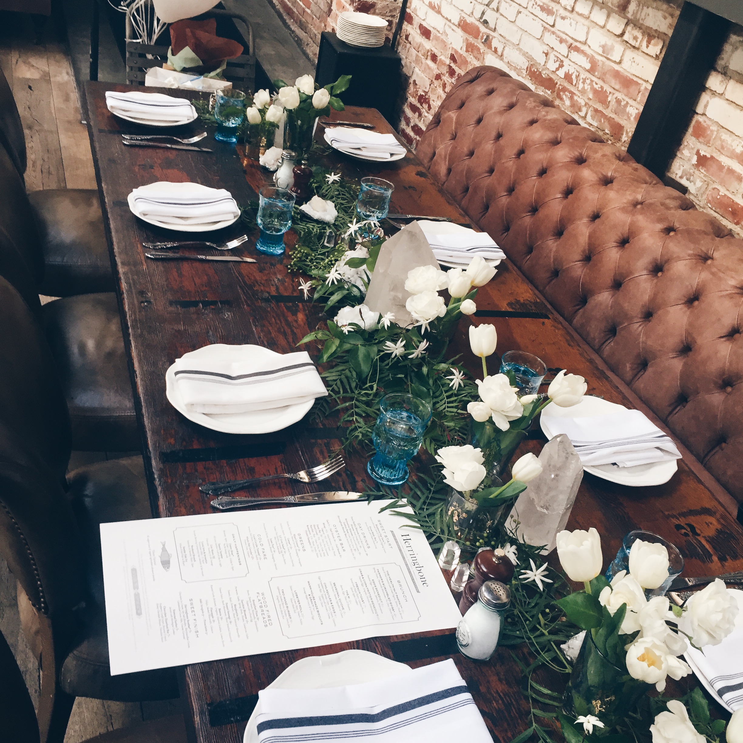 Herringbone Restaurant San Diego Baby Shower