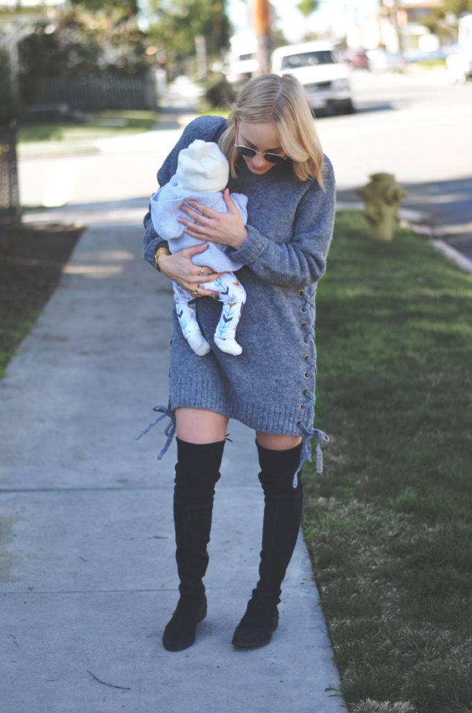 Stylish mommy blogger