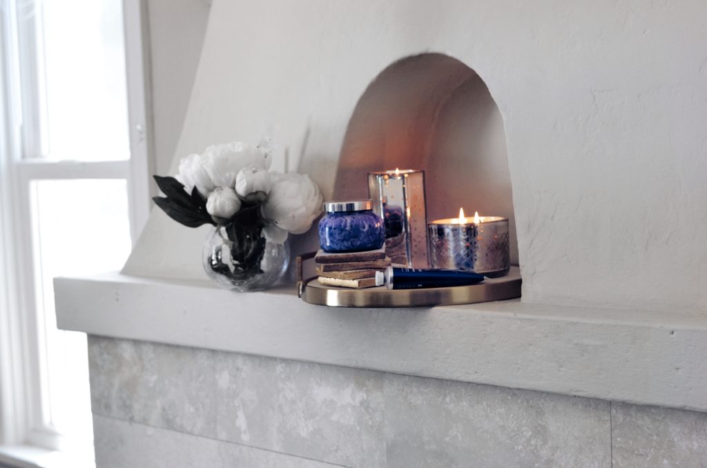 how to decorate your mantel with candles 