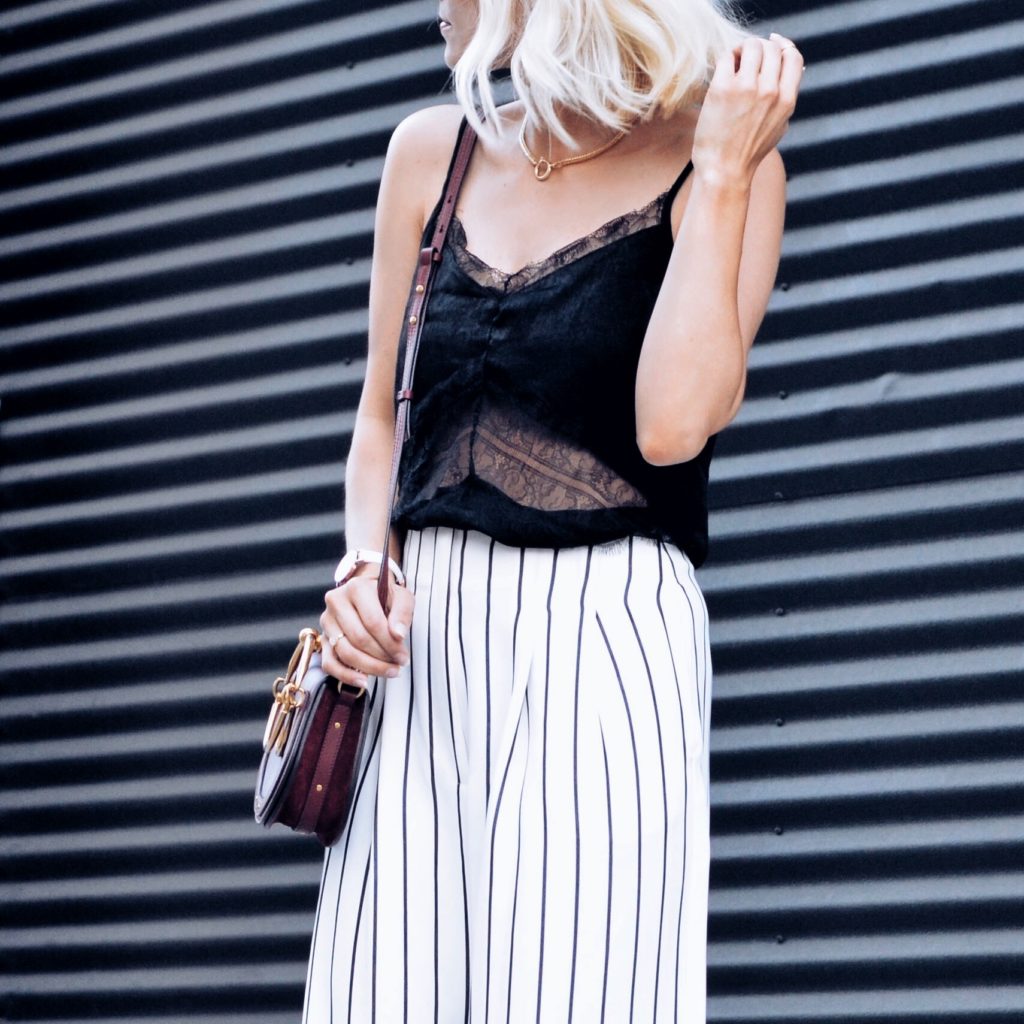 Stripe Topshop Pants Street style