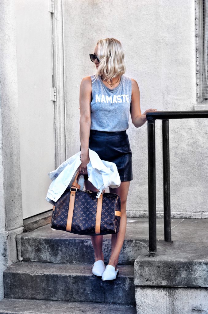 namaste tank top