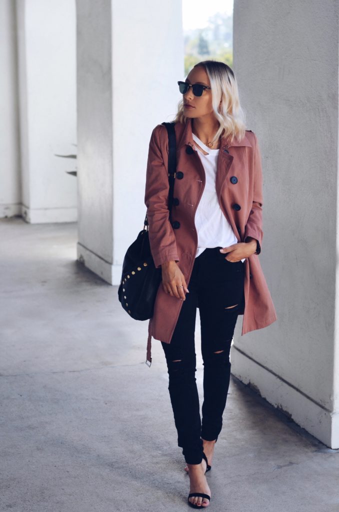 Cute trench coat for fall