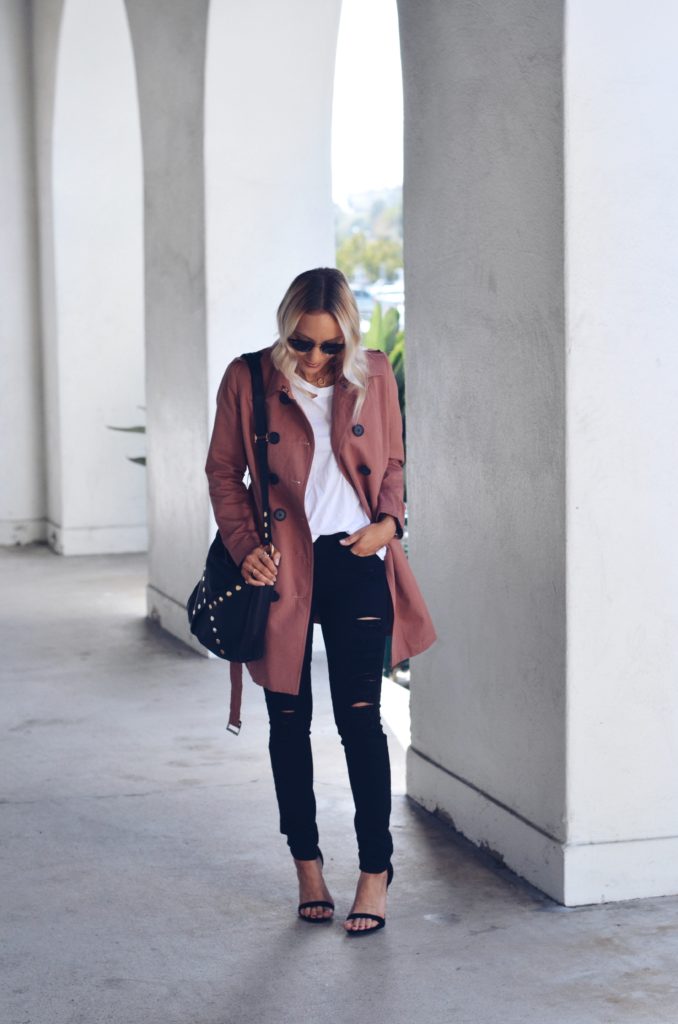 Cute trench coat for fall