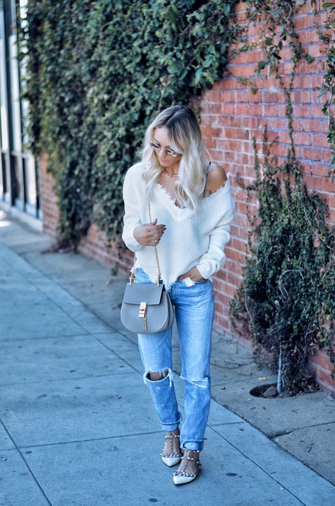 Casual outfit jeans and sweater