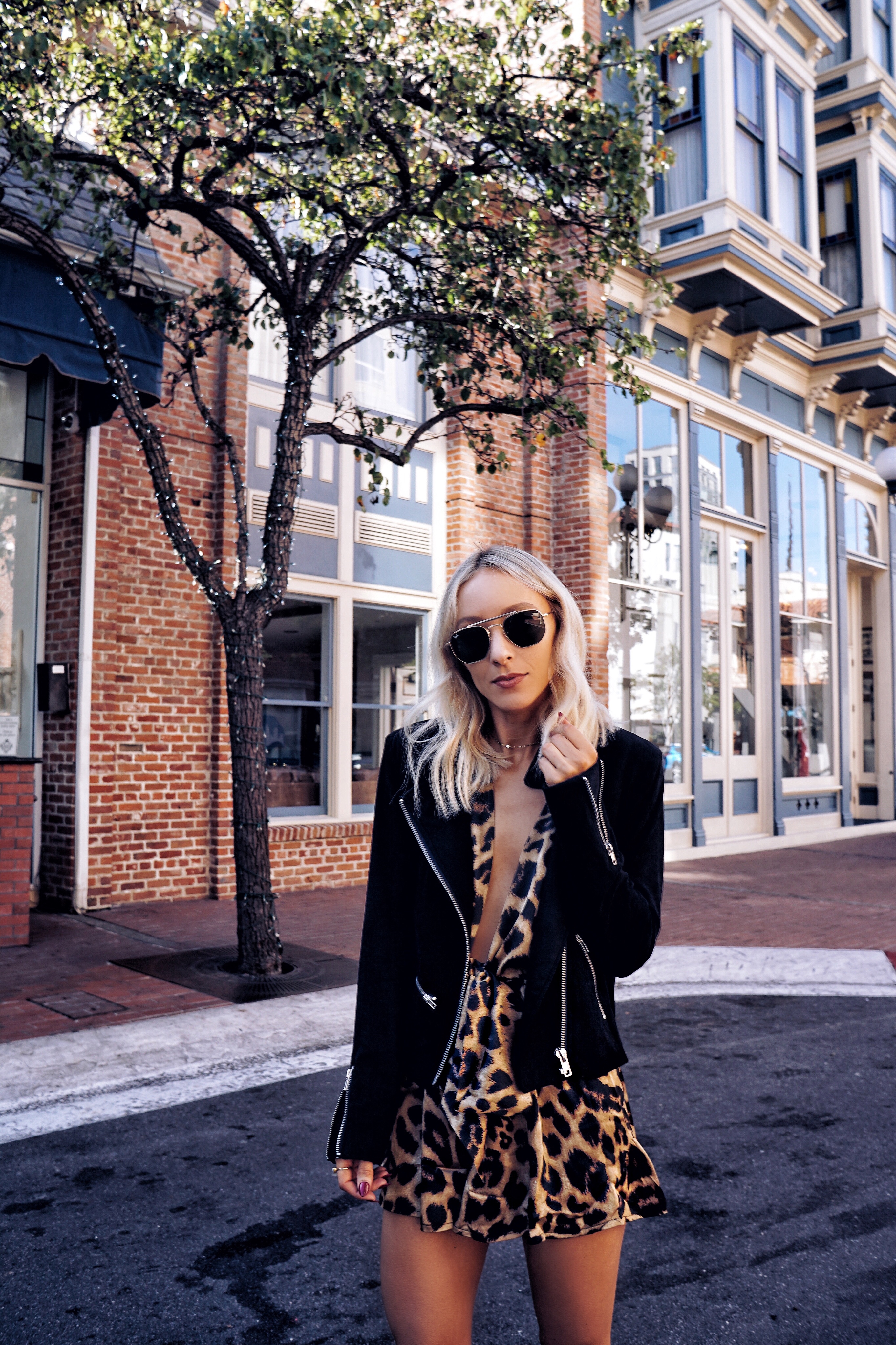 leopard print romper