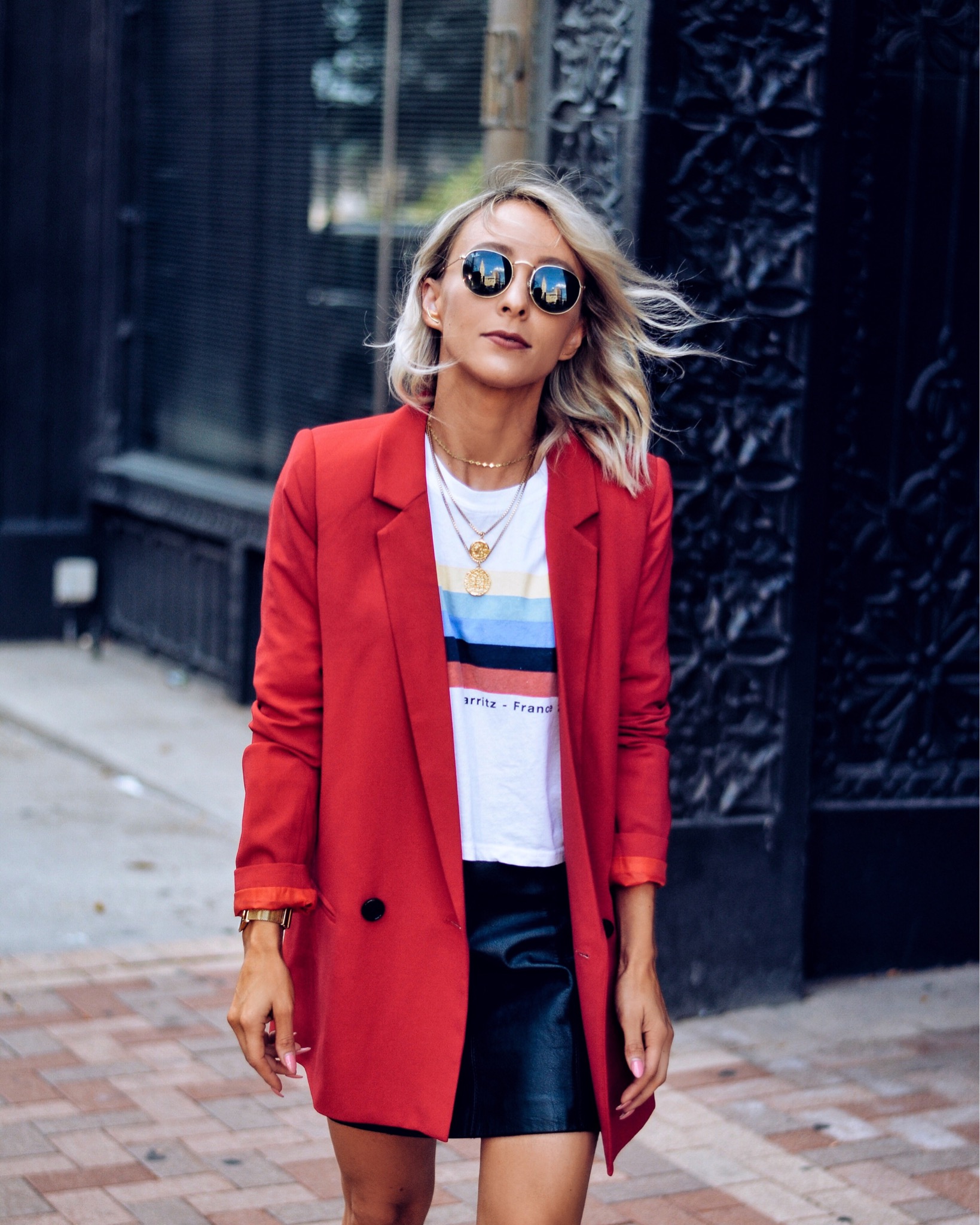the boyfriend blazer is a huge trend this fall, find out how to style ...